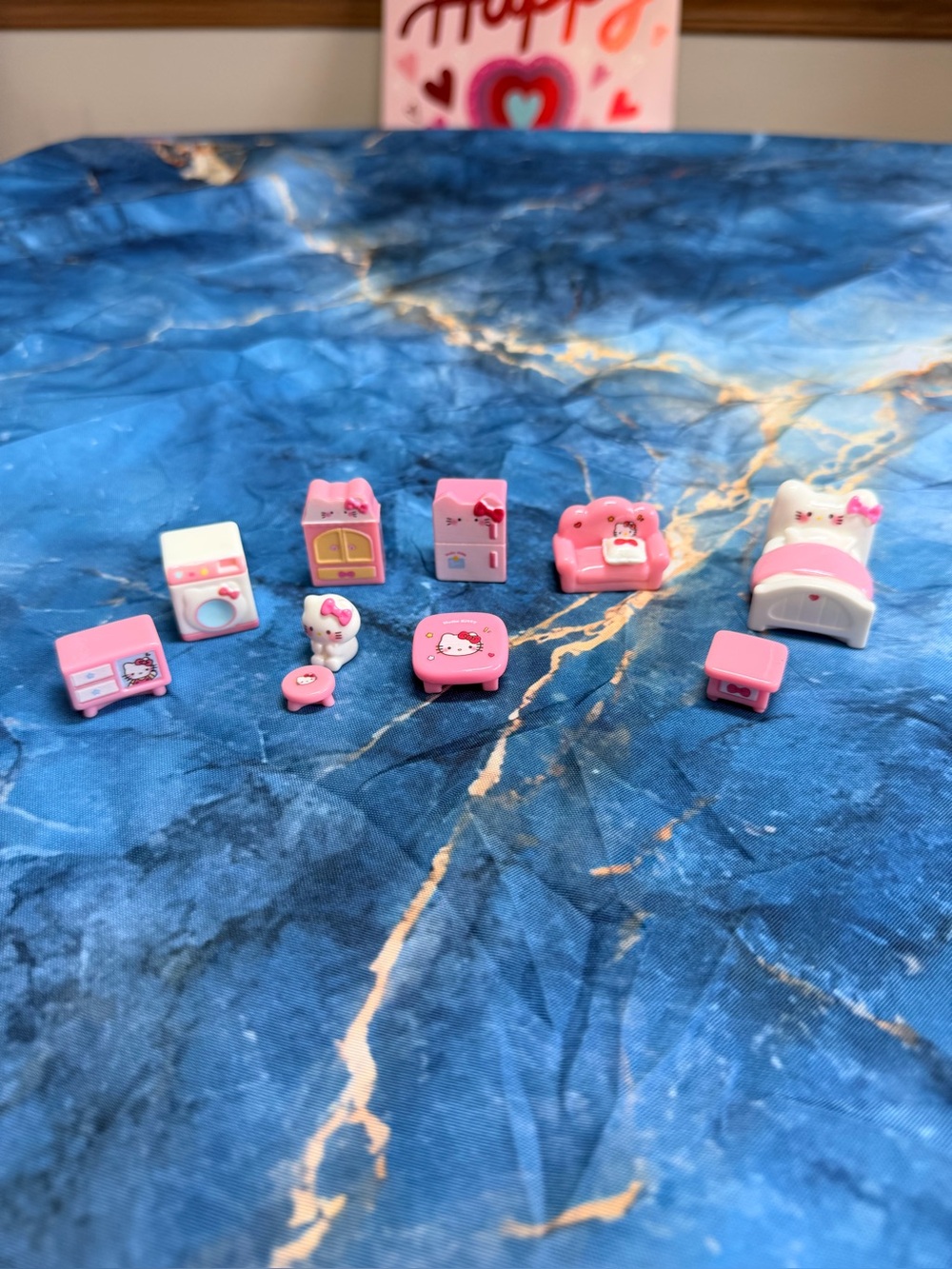 10 piece Miniture Hello Kitty Furniture
